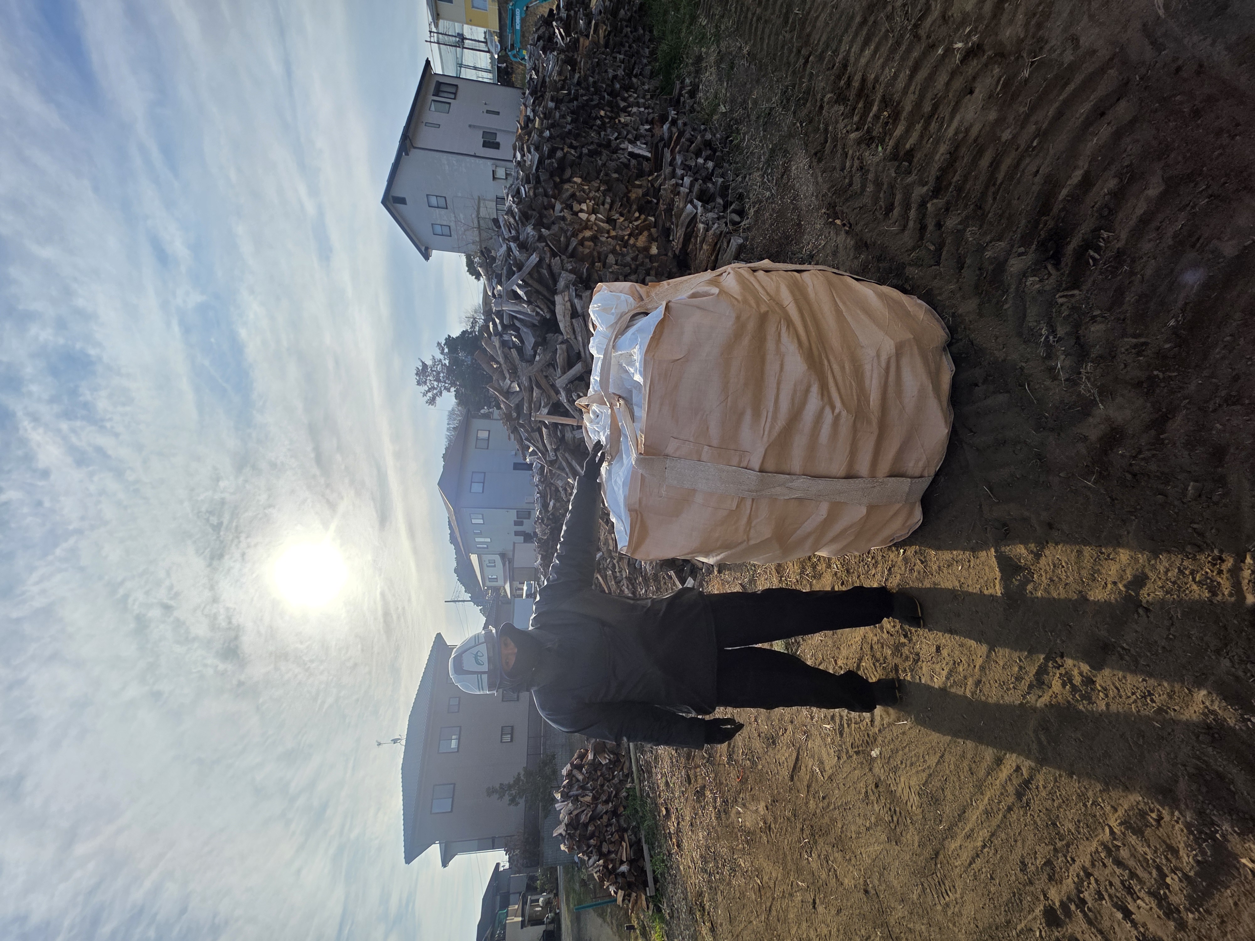 トンバッグの薪